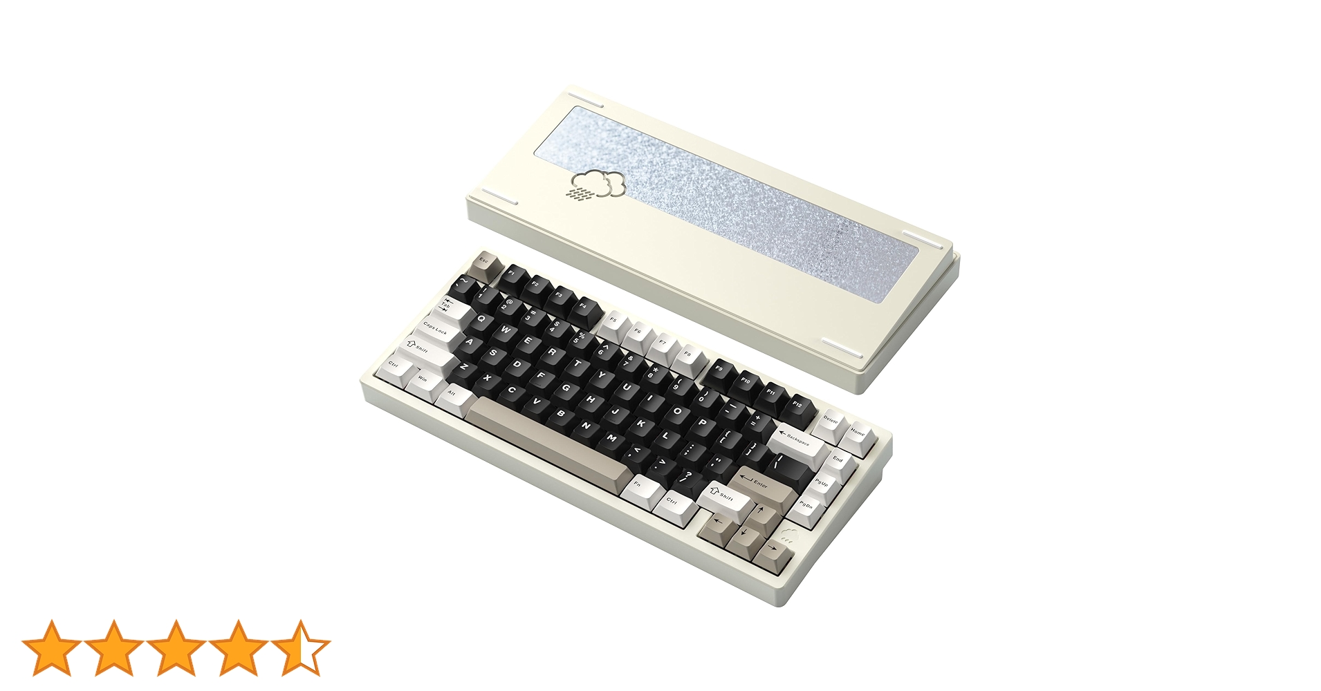 WOBKEY Rainy75 RT Proモデル ミルクホワイト【新品】 WOBKEY Rainy 75 RT(TTC KOM RGB Switch)【ゲーミングキーボード】